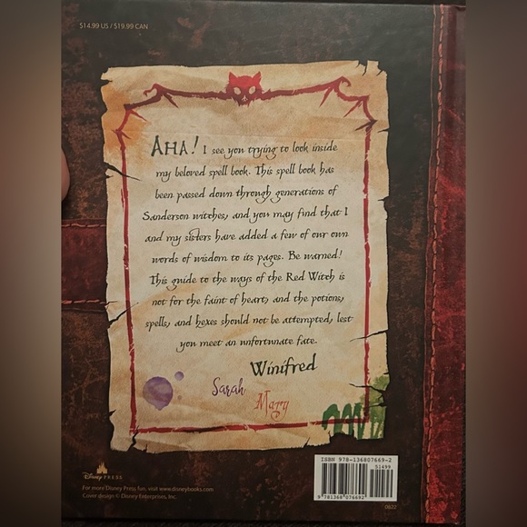 The Hocus Pocus Spell Book by Eric Geron (2022, Hardcover) - Picture 2 of 2
